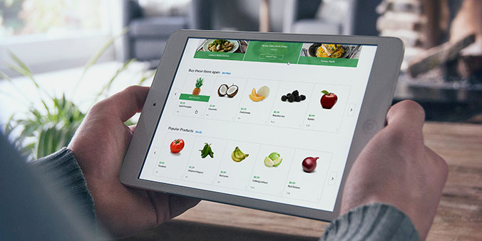 Leading Grocery Ecommerce Mobile Shopping Demo
